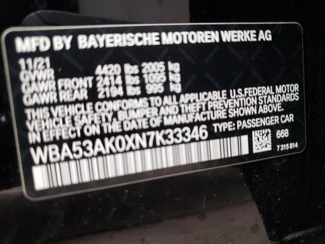 2022 BMW 228I - WBA53AK0XN7K33346