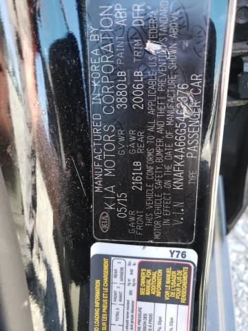KNAFK4A66G5462376 KIA FORTE LX