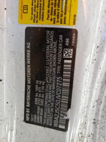 2018 BMW M240I WBA2J5C50JVC07275