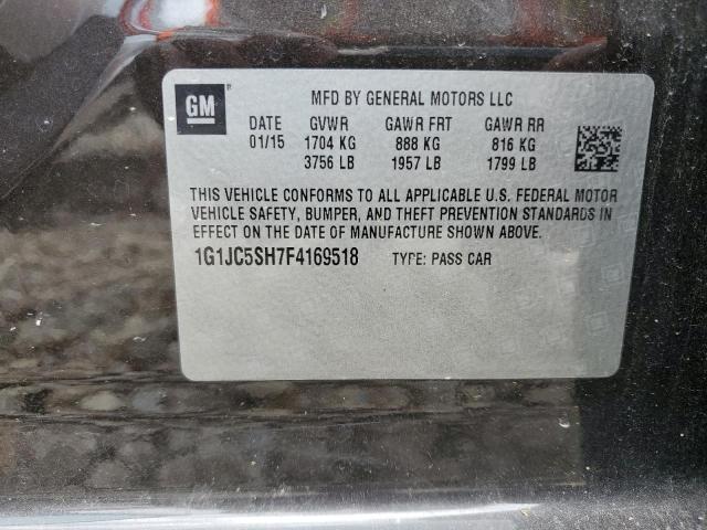 2015 CHEVROLET SONIC LT - 1G1JC5SH7F4169518
