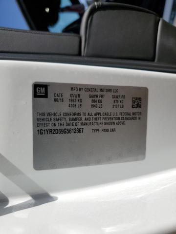 2016 CHEVROLET CORVETTE Z - 1G1YR2D69G5612867