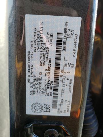 2020 FORD F150 SUPER - 1FTEW1E55LKF22503