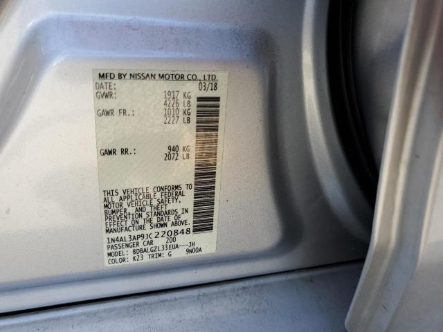 1N4AL3AP9JC220848 Nissan ALTIMA 2.5