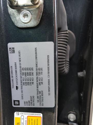 2021 GMC YUKON AT4 1GKS2CKD5MR304094