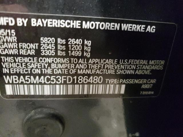 2015 BMW 535 XIGT - WBA5M4C53FD186480