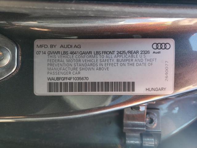 2015 AUDI A3 WAUBFGFF4F1035670