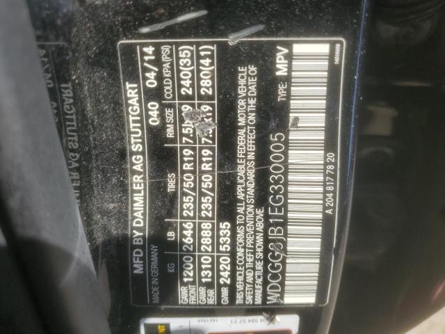 WDCGG8JB1EG330005 Mercedes-Benz Glk 350 4matic