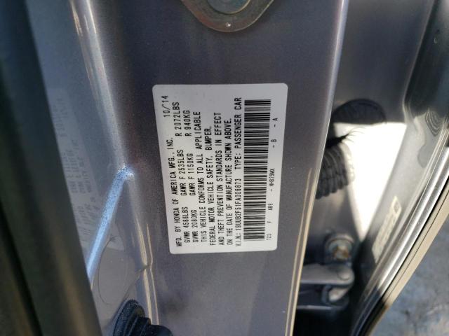 19UUB2F51FA006873 Acura TLX TECH