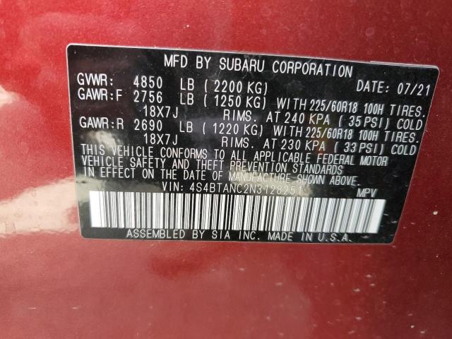 4S4BTANC2N3128251 Subaru Outback Limited