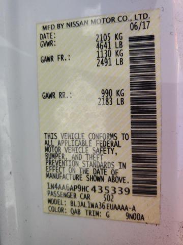 1N4AA6AP9HC435339 Nissan Maxima 3.5s