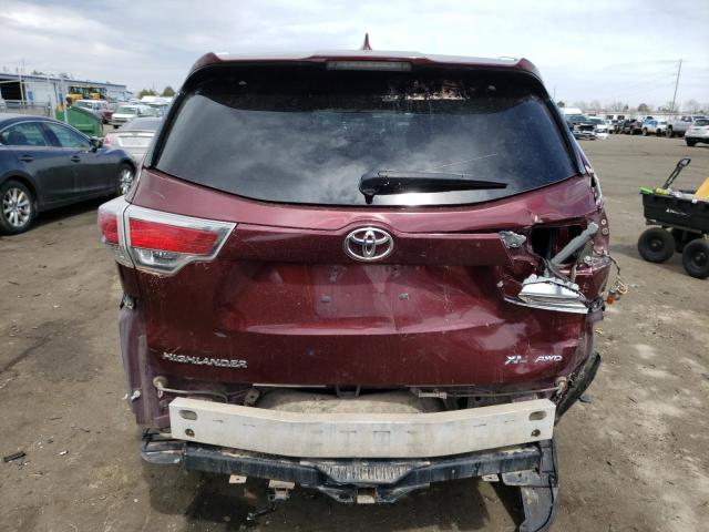 VIN 5TDJKRFH1ES015045 2014 Toyota Highlander, Xle no.6