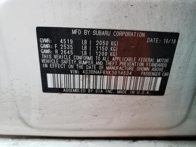 4S3BNAF6XK3014534 Subaru Legacy 2.5i Premium