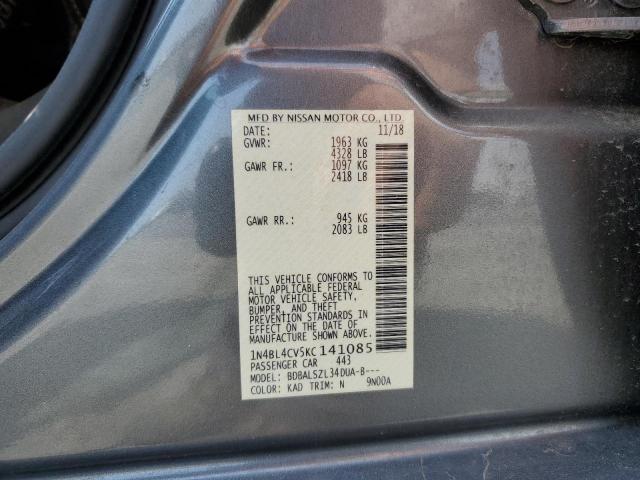 1N4BL4CV5KC141085 Nissan ALTIMA SR