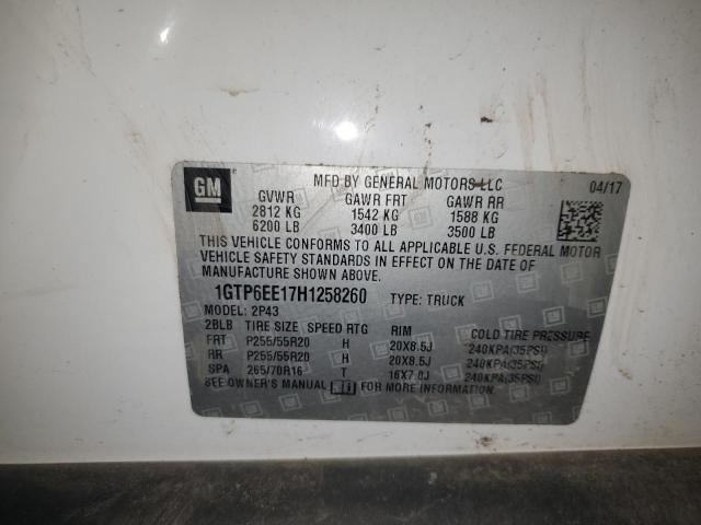 1GTP6EE17H1258260 GMC Canyon Denali