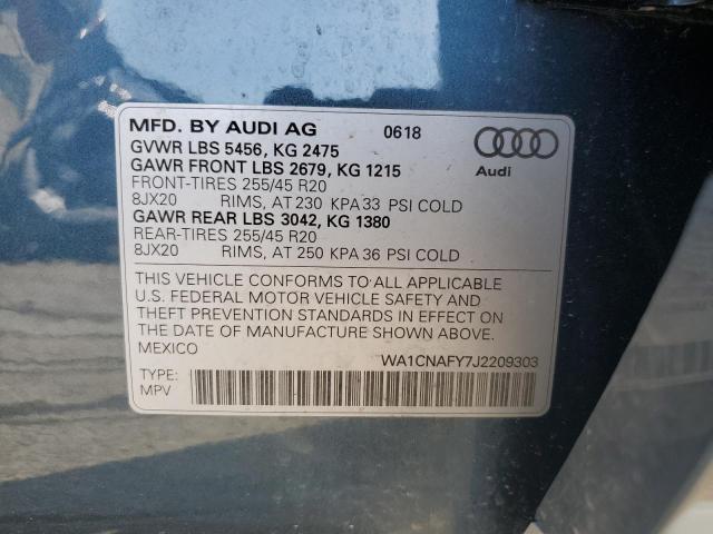 2018 AUDI Q5 PRESTIG - WA1CNAFY7J2209303