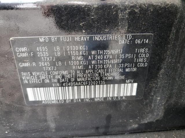 4S4BSAAC6F3202135 Subaru Outback 2.5i