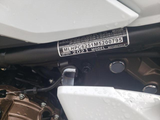 2021 HONDA CBR500 RA MLHPC6251M5200795