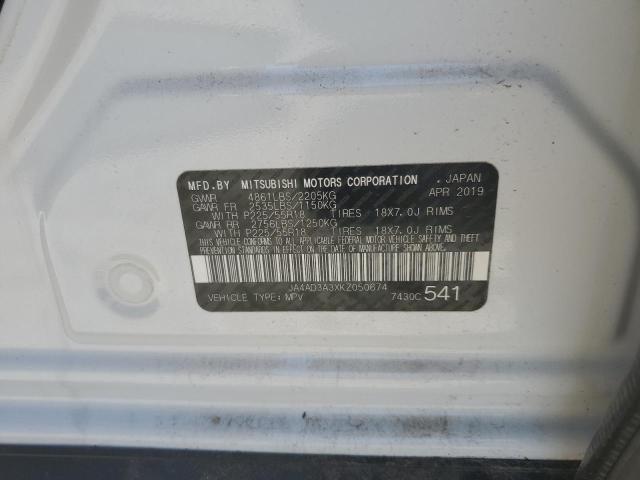 2019 MITSUBISHI OUTLANDER - JA4AD3A3XKZ050674