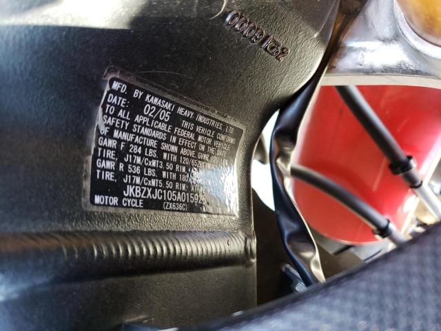 2005 KAWASAKI ZX636-C1 - JKBZXJC105A015926