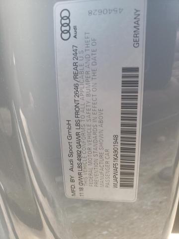 2019 AUDI RS5 - WUAPWAF51KA901948