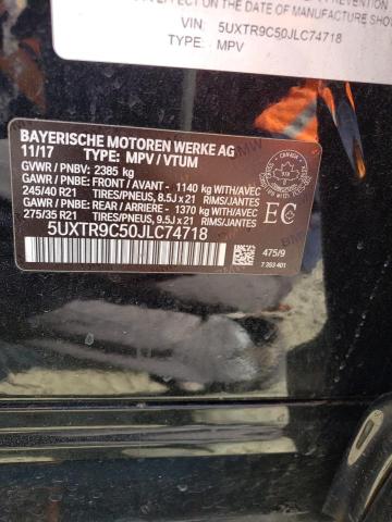 2018 BMW X3 XDRIVE - 5UXTR9C50JLC74718