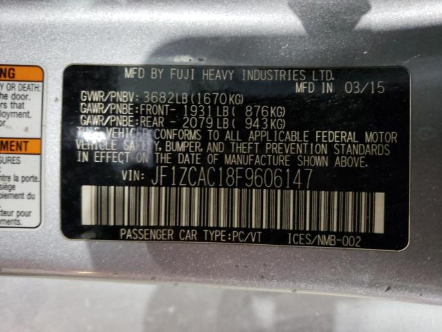JF1ZCAC18F9606147 Subaru Brz 2.0 Limited