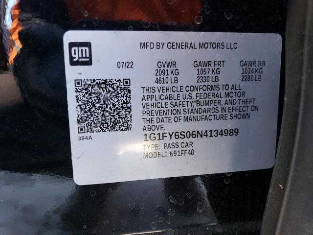 2022 CHEVROLET BOLT EUV L - 1G1FY6S06N4134989