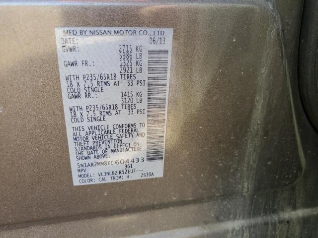 5N1AR2MM8EC604433 Nissan Pathfinder S