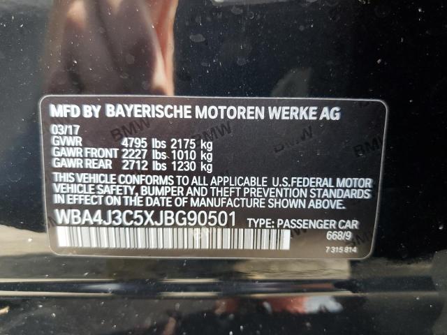 2018 BMW 430XI GRAN - WBA4J3C5XJBG90501