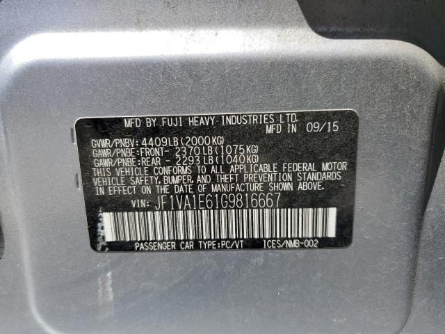 JF1VA1E61G9816667 Subaru Wrx Premium