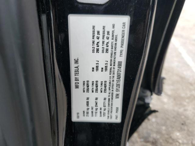 5YJ3E1EA8KF314988 Tesla MODEL 3