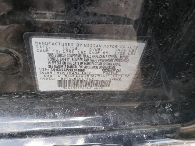 3N1CN7AP2KL841068 Nissan VERSA S