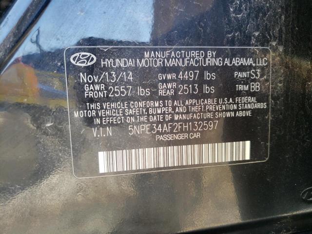 5NPE34AF2FH132597 2015 HYUNDAI SONATA - Image 12