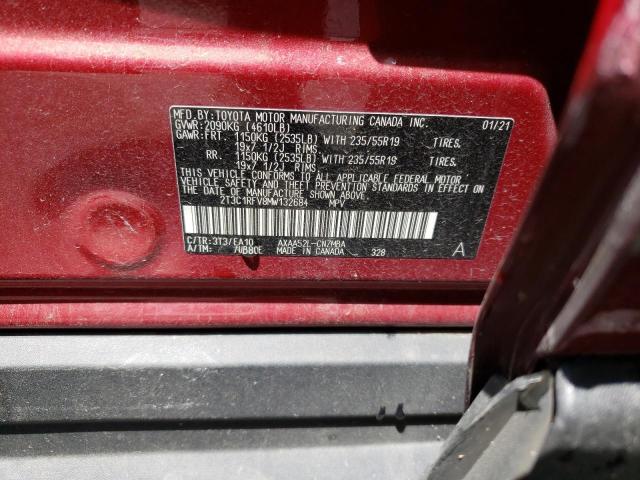 2T3C1RFV8MW132684 Toyota RAV4 XLE P 10