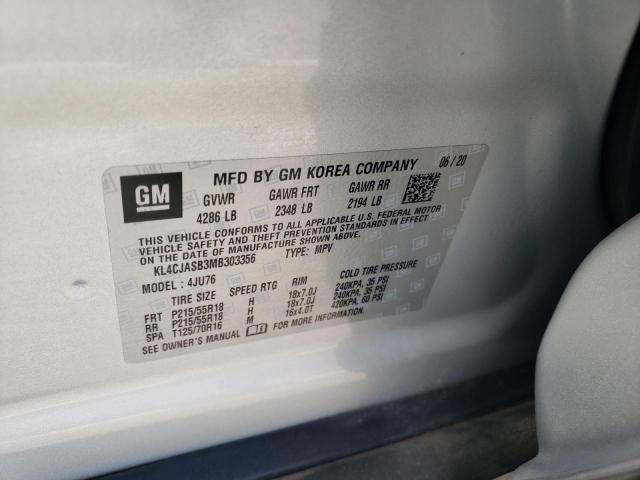 KL4CJASB3MB303356 Buick Encore Preferred