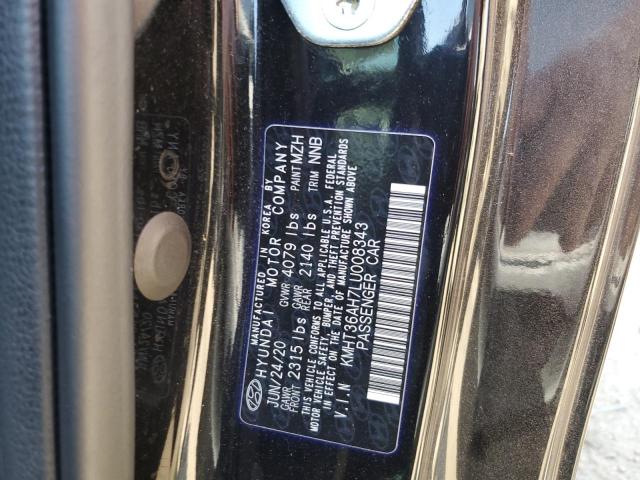 2020 HYUNDAI VELOSTER N - KMHT36AH7LU008343