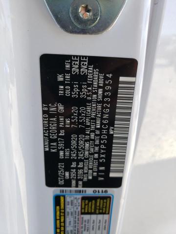 5XYP5DHC6NG233954 KIA Telluride Sx
