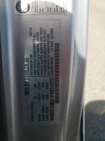 WMEEJ3BA1FK811072 Smart Fortwo Pure
