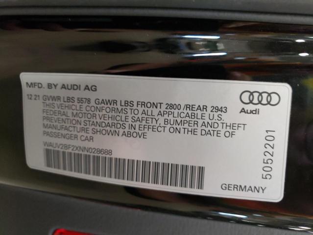2022 AUDI A7 PRESTIG - WAUV2BF2XNN028688