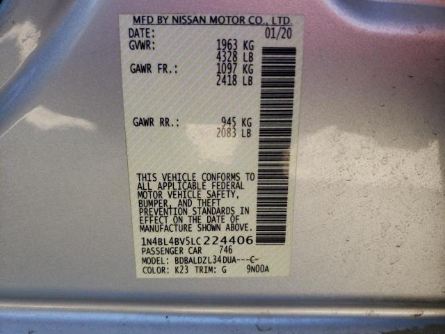 1N4BL4BV5LC224406 Nissan ALTIMA S