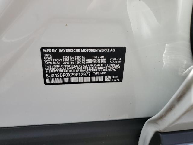 2023 BMW X3 SDRIVE3 - 5UX43DP0XP9P12977