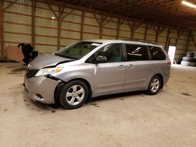 Salvage cars for sale from Copart Ontario Auction, ON: 2011 Toyota Sienna LE