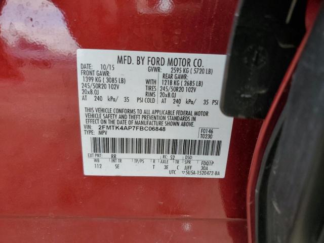 2FMTK4AP7FBC06848 Ford EDGE SPORT
