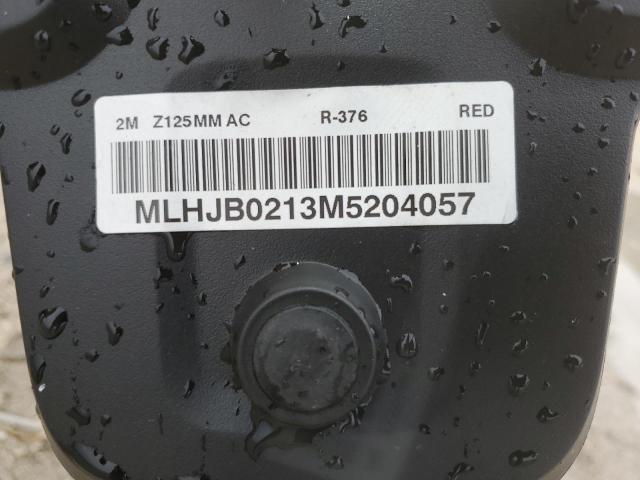 2021 HONDA Z125 M - MLHJB0213M5204057