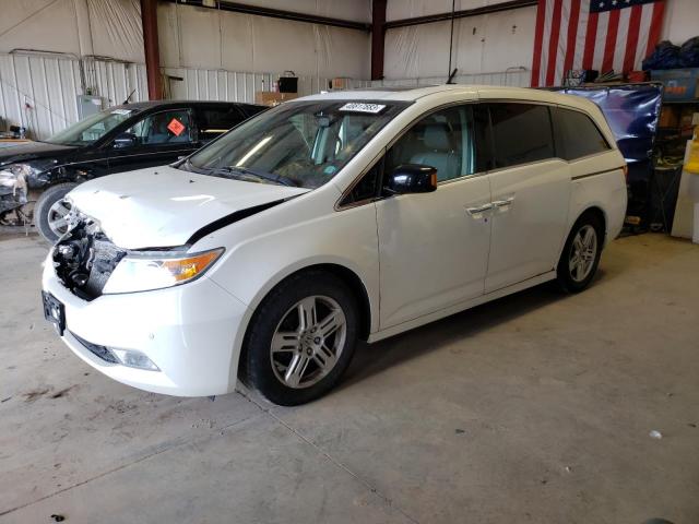 Salvage cars for sale at Billings, MT auction: 2012 Honda Odyssey Touring