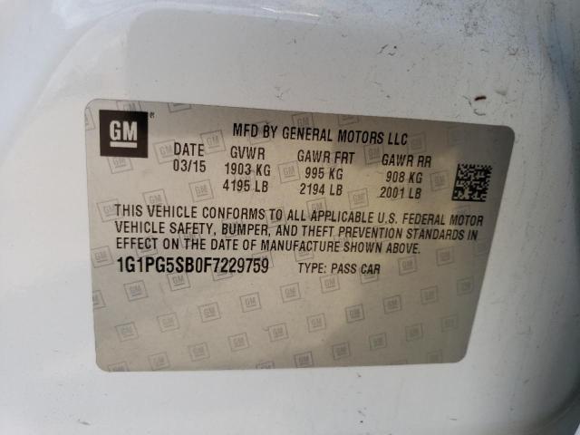 2015 CHEVROLET CRUZE LTZ - 1G1PG5SB0F7229759