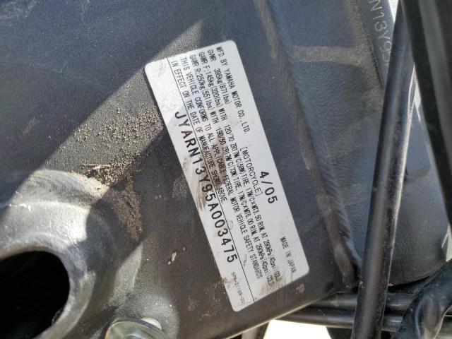2005 YAMAHA YZFR1 C JYARN13Y95A003475