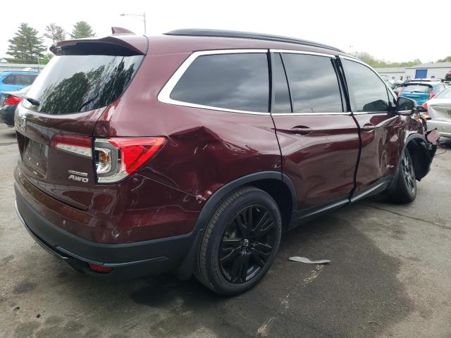 5FNYF6H24NB070796 Honda PILOT SE