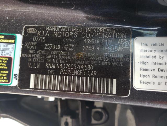 2016 KIA CADENZA LU - KNALN4D79G5208580