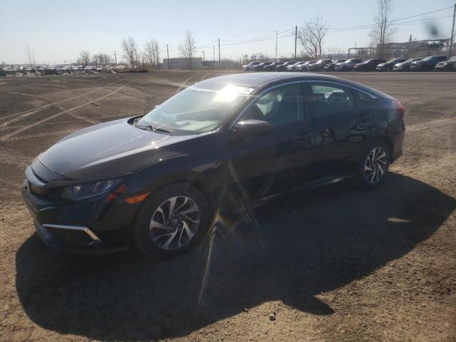 Salvage cars for sale from Copart Montreal Est, QC: 2019 Honda Civic EX